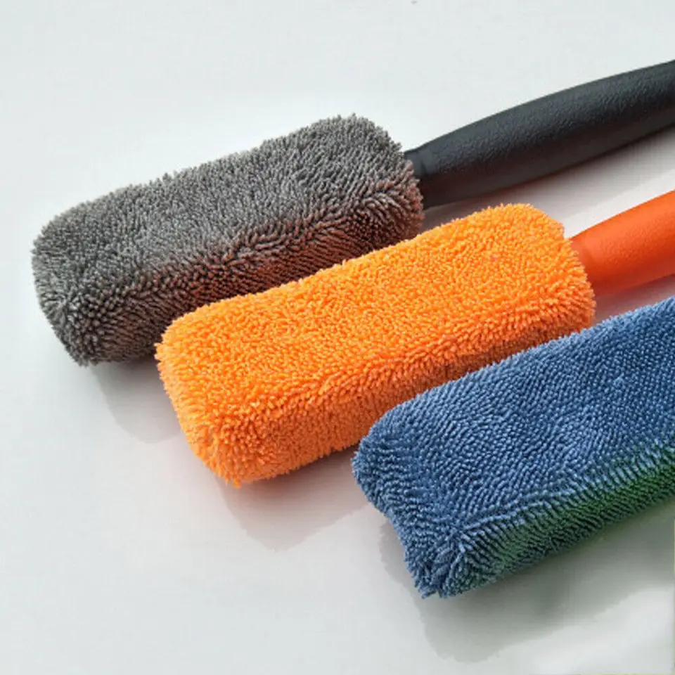 Kit Brosses De Nettoyage Gudalea – Brosse Longue + Courte Pour Jantes, Pneus Et Voiture, Poils Doux Résistants