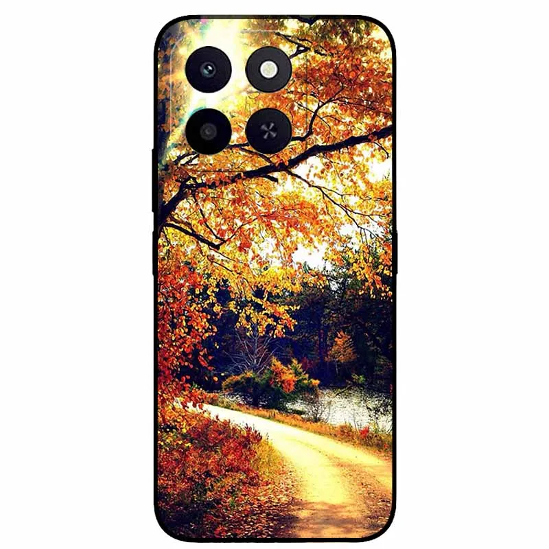 Wolf Bumper Silicone TPU Phone Case - Planet Protective Cool Animal Coque, 6.61