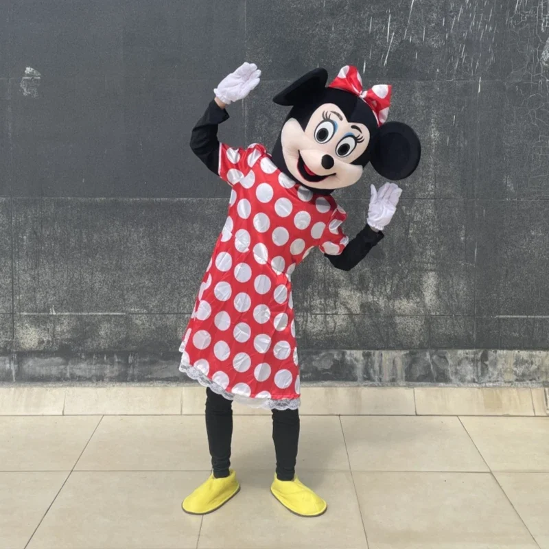 thumbnail image 1 of Customized Disney Mickey Minnie Mouse Mascot Set Classic Cartoon Characters Advertising Event Party Adult Costume Cute Mascot, 1 of 5