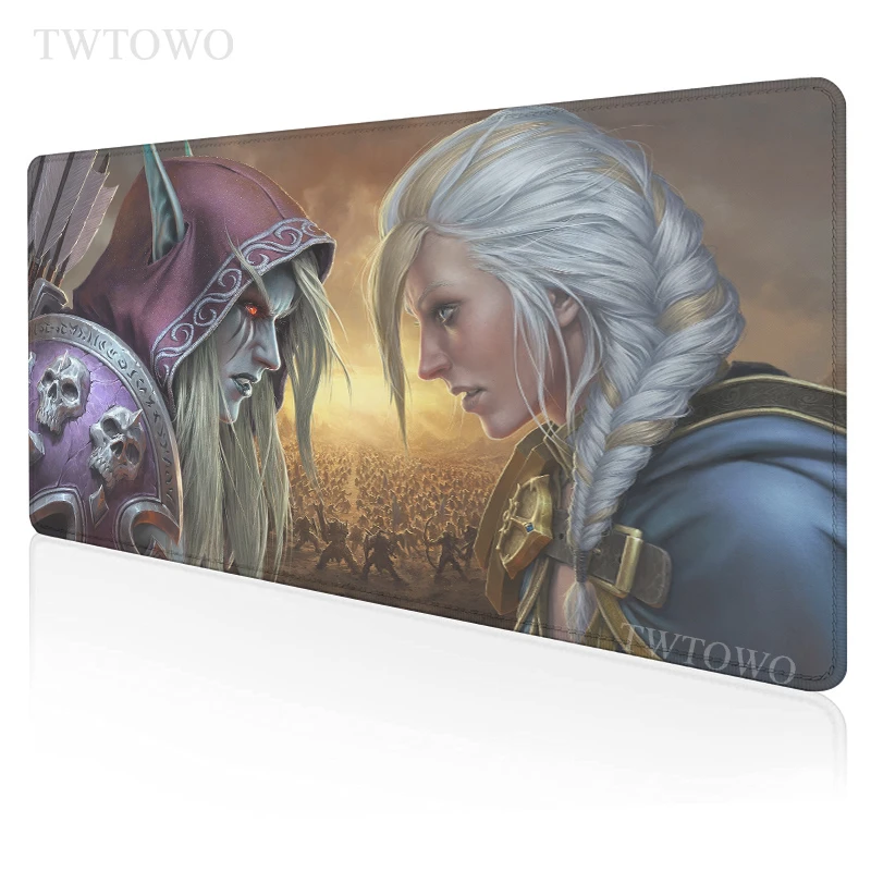 Wow World Of Warcraft Sylvanas Windrunner Mouse Pad Gamer Large Hd Home Office Tappeto In Gomma Naturale Gamer Desktop Mouse Pad