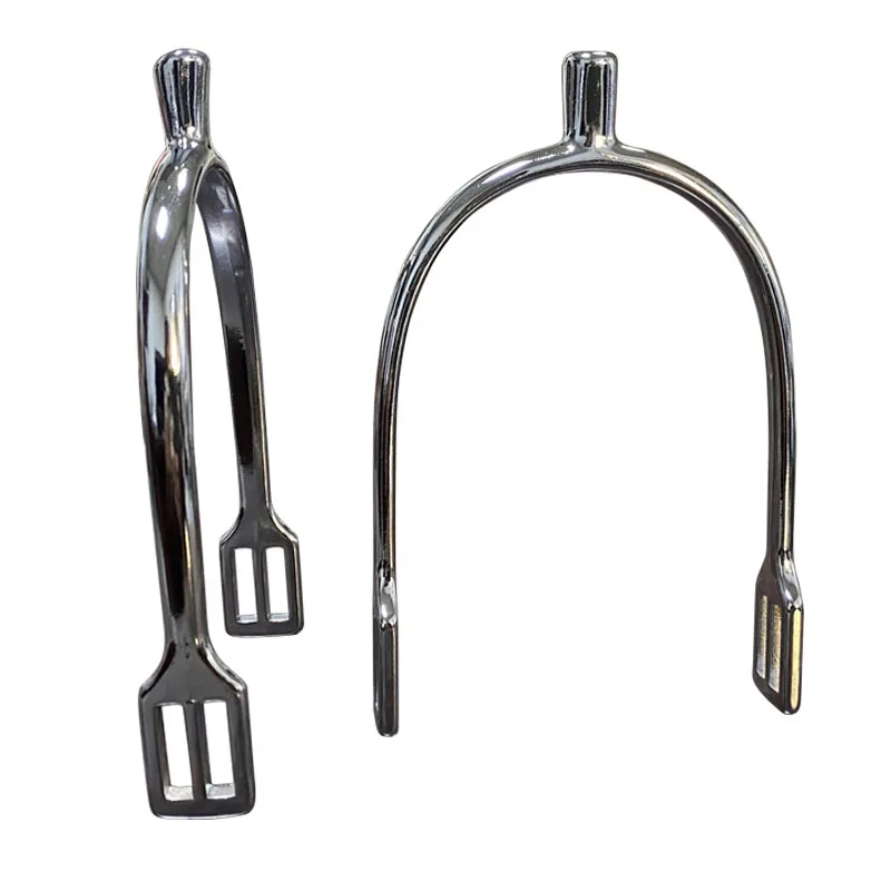 Zinc Alloy Spurs Riding Ladies Spur With Strap15mm Short Shank Ball End English Children Spurs HorseTack 3