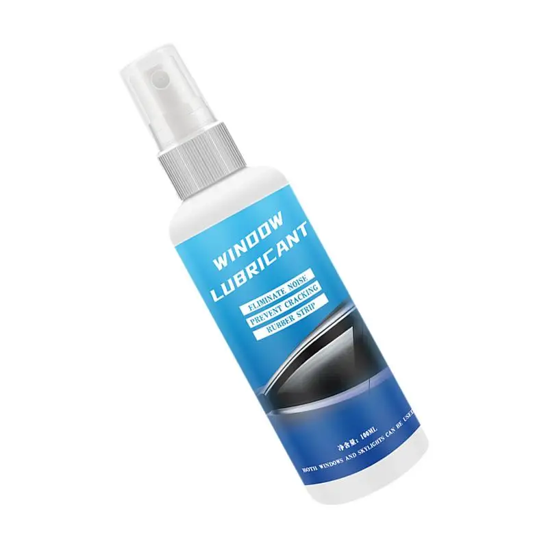 Spray Lubricant For Window 100ML Car Rubber Seal Belt Softening Lubrication Multi Surface Spray Lubricant To Eliminate Noise And gt2 synchronous timing belt 98 196mm 3d printer accessory width 6mm rubber seal 2gt spacing 2mm