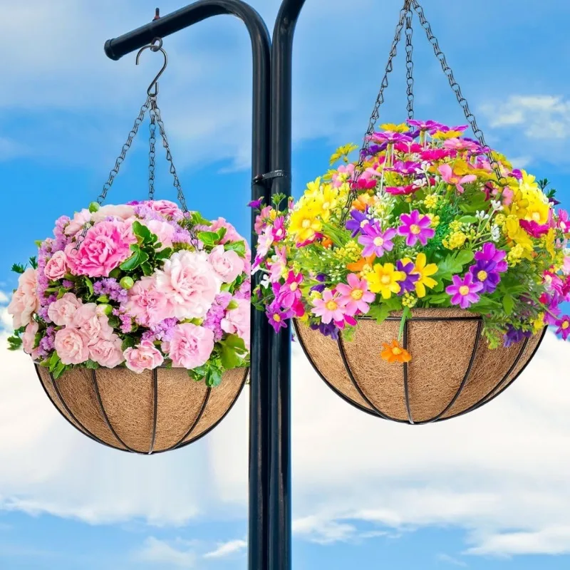 Plant hanger Flower Pot Hanger Garden Decoration Coconut Planter Hanging Baskets Garden Natural Coconut Liners Planters