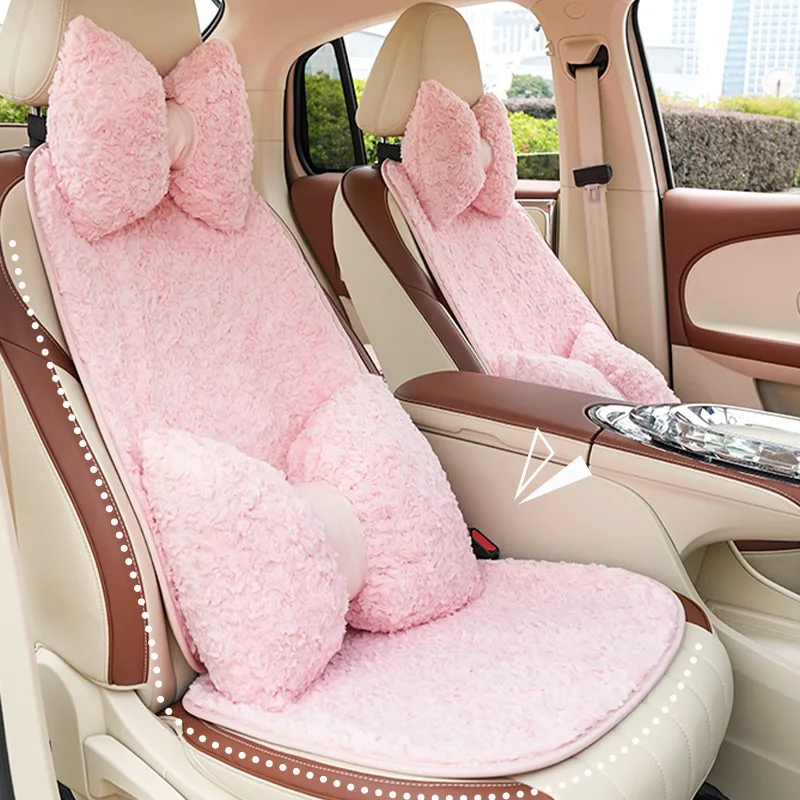 Coprisedile Universale per Auto con Cartoni Animati, Accessori Interni Auto alla Moda, Antiscivolo e Traspirante, Cuscini per Auto da Donna - Image 2