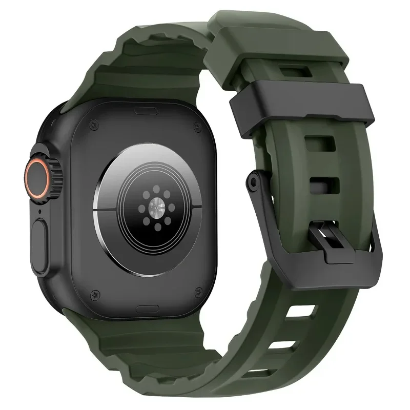 Sport Silicone Titanium Band - Soft Rubber Bracelet Strap