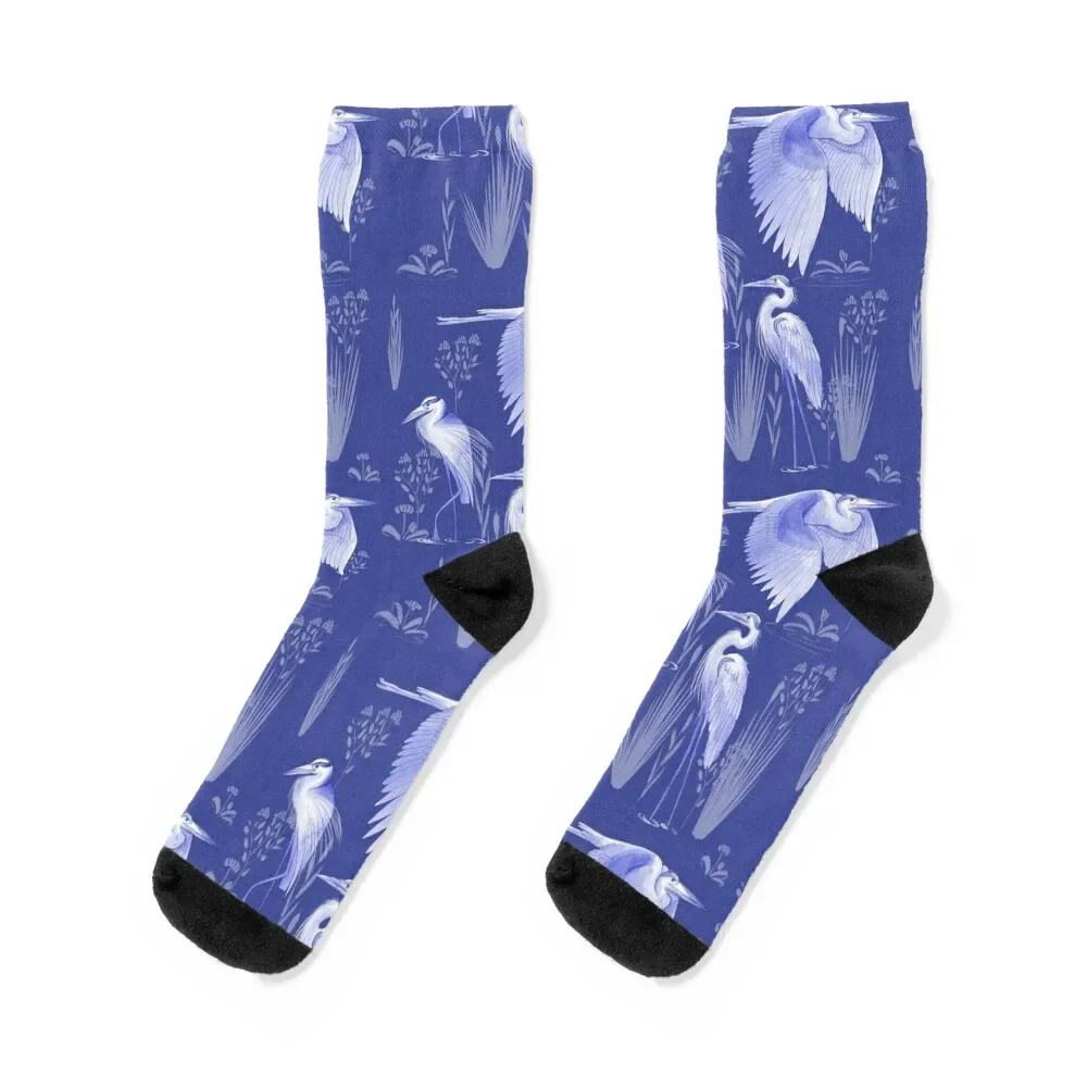 

Blue Heron Socks luxury halloween Socks Men's Women's