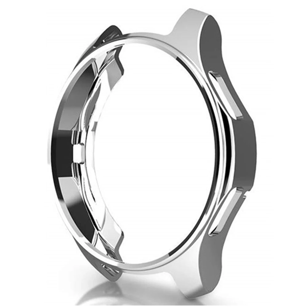 

Case for samsung Galaxy watch 46mm/42mm strap TPU Plated Screen protector cover bumper S 3 42/46 mm Gear S3 Frontier band