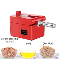RG-108 Smart Home Oil Press 600W High Extraction Rate Oil Press With Digital Temperature Control Squeezed Coconut Meat Sesame Fl 1