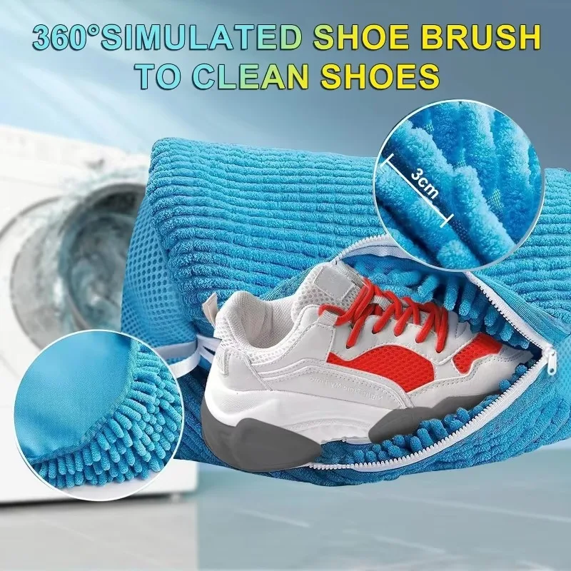Shoe Laundry Net Anti-Deformation Sneaker Washing Bag Multifunctional Removes Dirt for Washing Machine