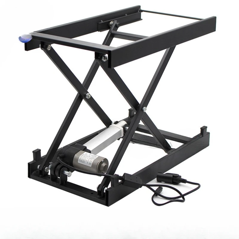 

Kung Fu coffee table tea table tea table built-in lifting hardware bracket iron frame multi-functional