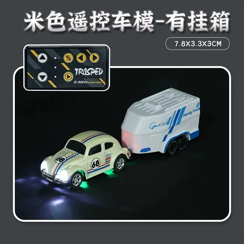 white with trailer