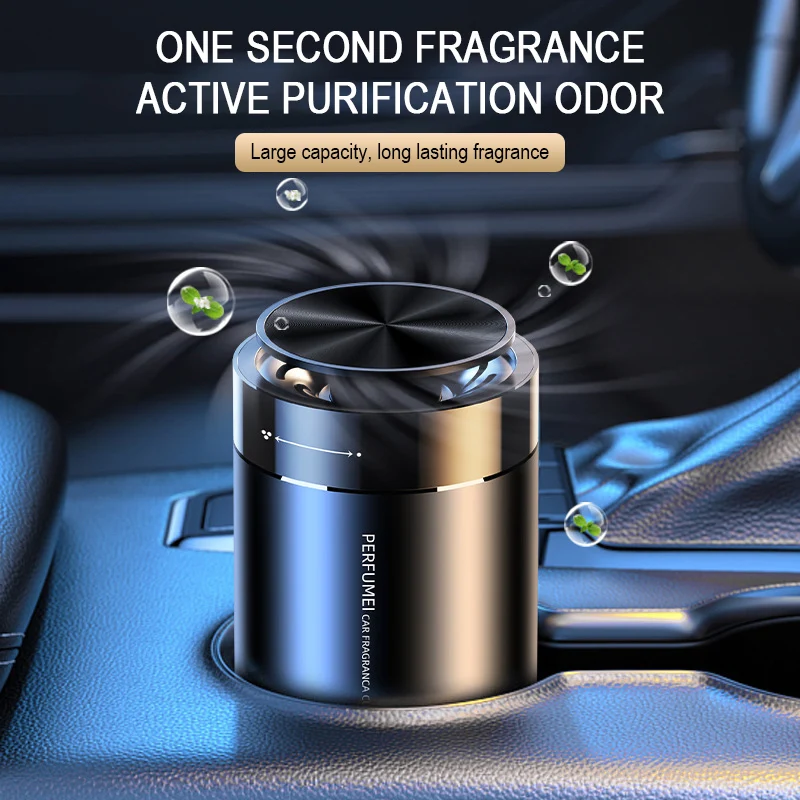 Car freshensers Diffuser Fragrance Solar Automatic Rotation Powered Supplies Ceramic Base Aromatherapy Diffuser Oil Ornaments air freshener