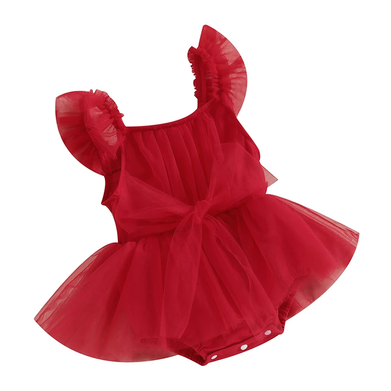 

Honganda Infant Baby Girl Summer Romper Dress Sleeveless Pleated Princess Tutu Skirted Zip Up Sundress