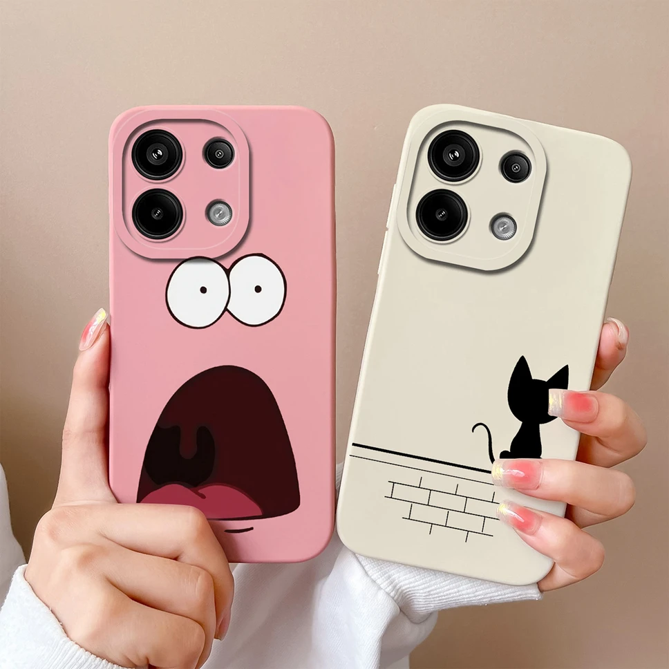 Charming Astronaut Cats Liquid Shockproof Square Case - Fashionable Soft Cover