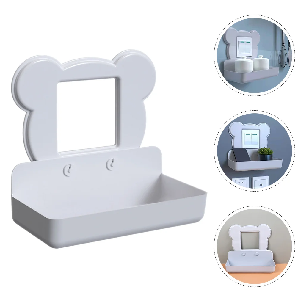 

Wall Socket Storage Shelf Wall Outlet Shelf Home Socket Organizer Shelf for Controller