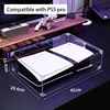 Clear Acrylic Dust Cover for PS5 pro/slim Console, pS5 Case Cover Dust Proof Cover Compatible with PlayStation 5 Standard 4