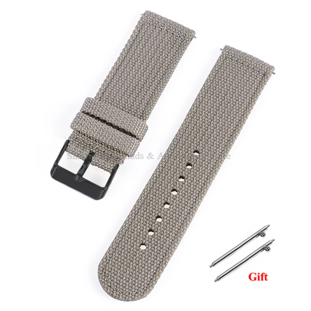 Versatile Nylon Canvas Sport Watch Band – Soft, Quick-Release Bracelet