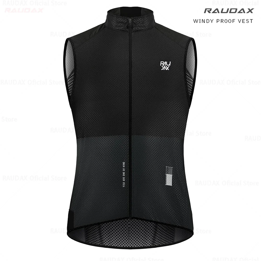 Raudax New Men Cycling Vest Wind Men 2025 Sleeveless Bicycle Gilet Lightweight Outdoor Windproof MTB Sports Wind Reflective Vest 5