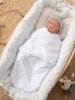 Baby Blanket Newborn Sleep Swaddle Blanket 1-pack Baby Swaddle Blanket Wrap Easy Change Perfect for Baby Boy Accessories and New 3