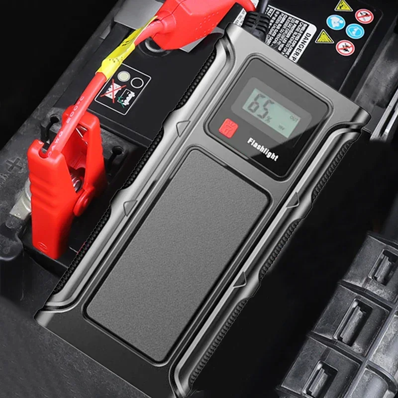 2000A Car Jump Starter 20000mAh Power Bank Portable12V Auto Starting Device Emergency Battery Starter + Intelligent Clip + Bag