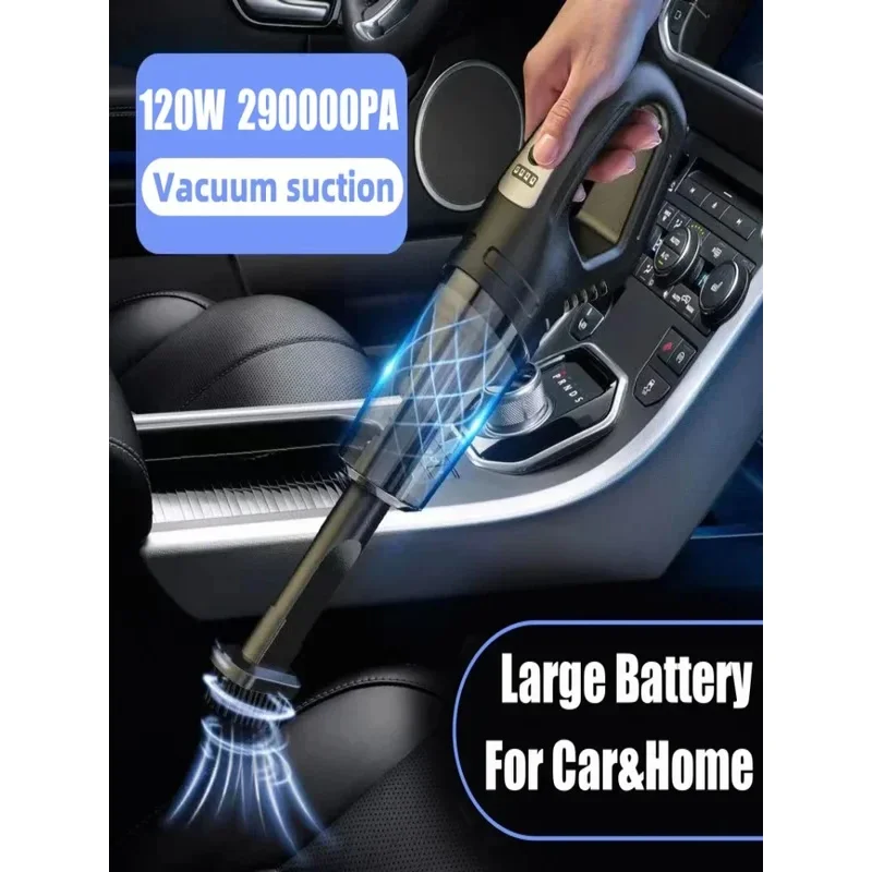 Wireless Handheld Vacuum Cleaner Strong Suction USB Rechargeable Portable Mini Vacuum Cleaner for Car Home Pet Hair Cleaning 2
