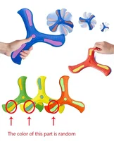 Children Outdoor Sport Flying Disc Soft EVA Touching Boomerang Return Dart Hand Throw Spinner Parent-Child Interactive Game Toys 2