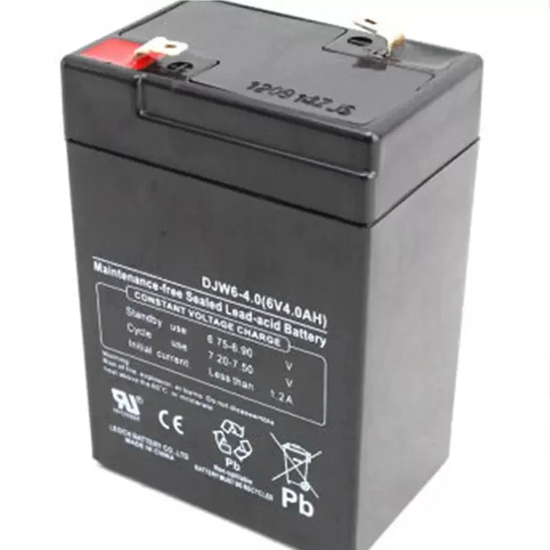 6V4AH Battery Rechargeable lead-acid Accumulator for children's toy cars Electronic Scale Instruments