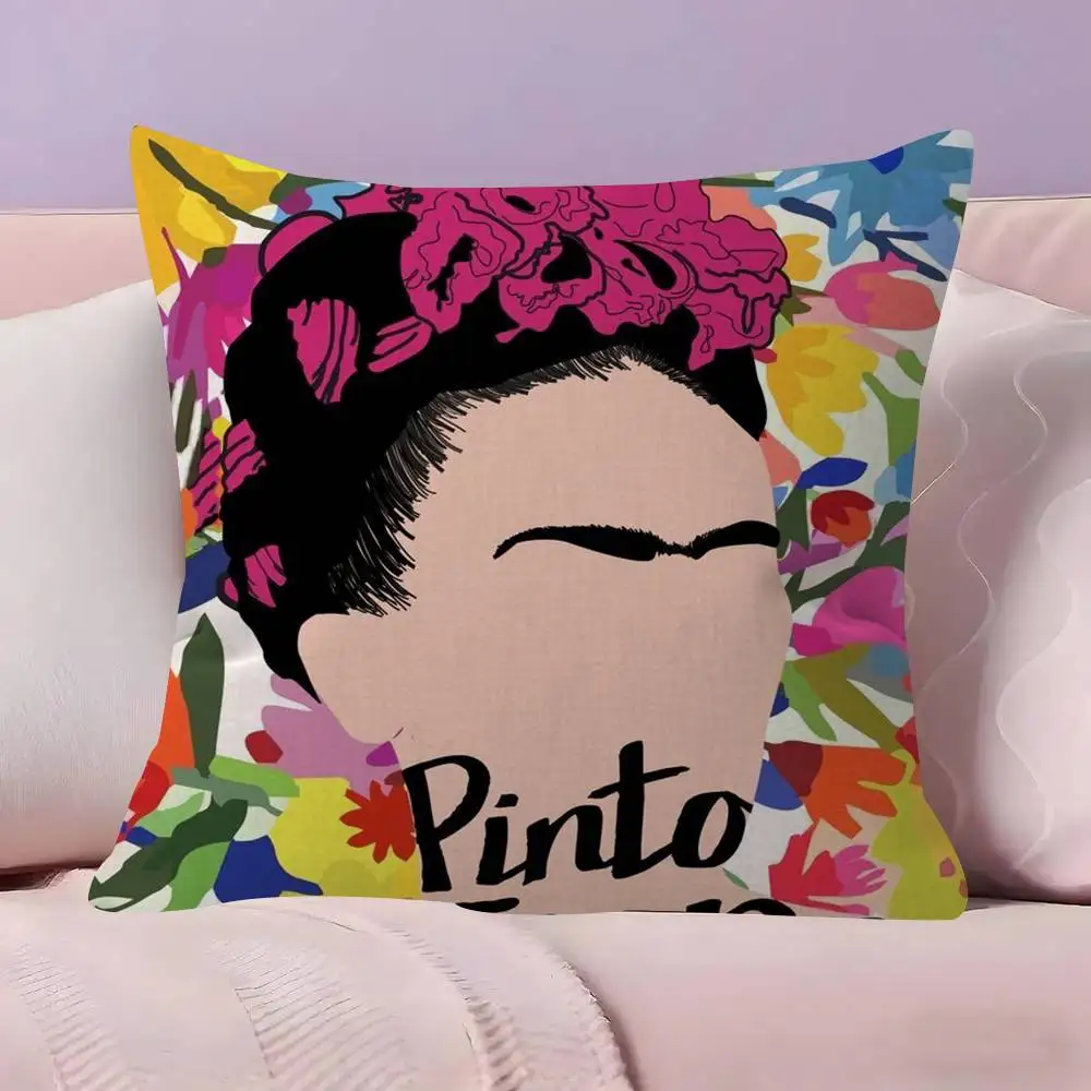 Moderne Kunstwerke von Frida Kahlo, personalisierter Kissenbezug, Schlafzimmer, Kinderparty-Dekoration, Kissenbezug, Geburtstagsgeschenk für Kinder – Detail 14