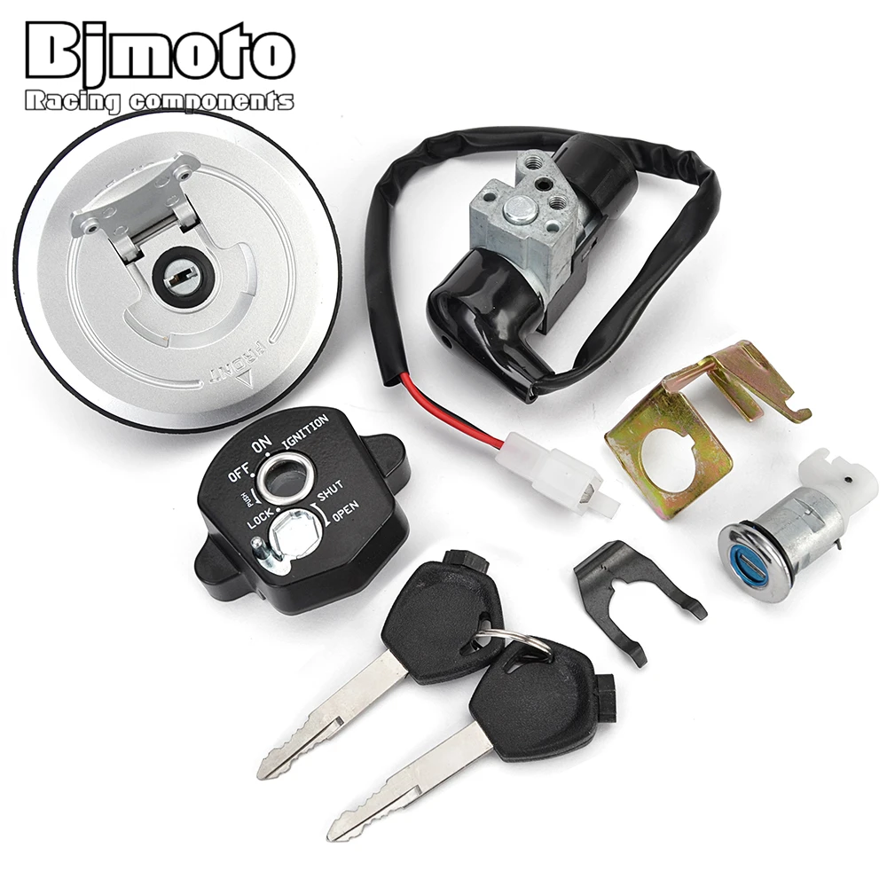 

CBR 125 RS Fuel Gas Cap Ignition Switch Seat Lock with Key Kit For Honda 35010-KTY-H50 CBR 150R 125 R RT RS RF JC50 2012-2016