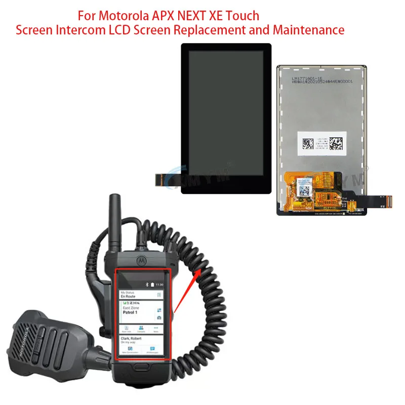 Für Motorola APX NEXT XE Touchscreen Intercom LCD-Bildschirm Display Ersatz Reparatur – Detail 1