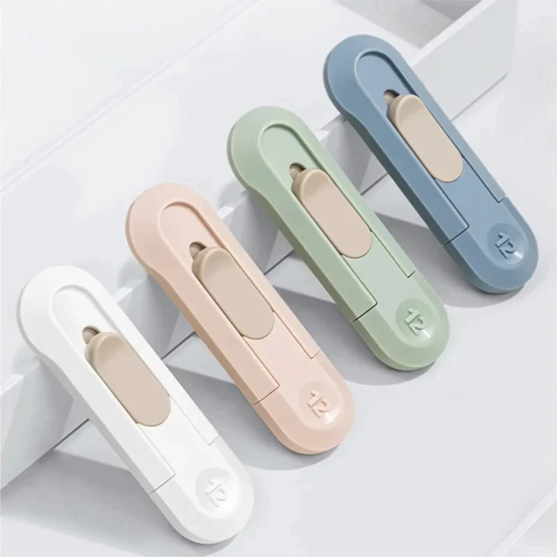 1PC 미니 휴대용 유틸리티 나이프 - 사무실 및 학교 문구 용품용 종이 커터 상자 오프너 벽지 도구