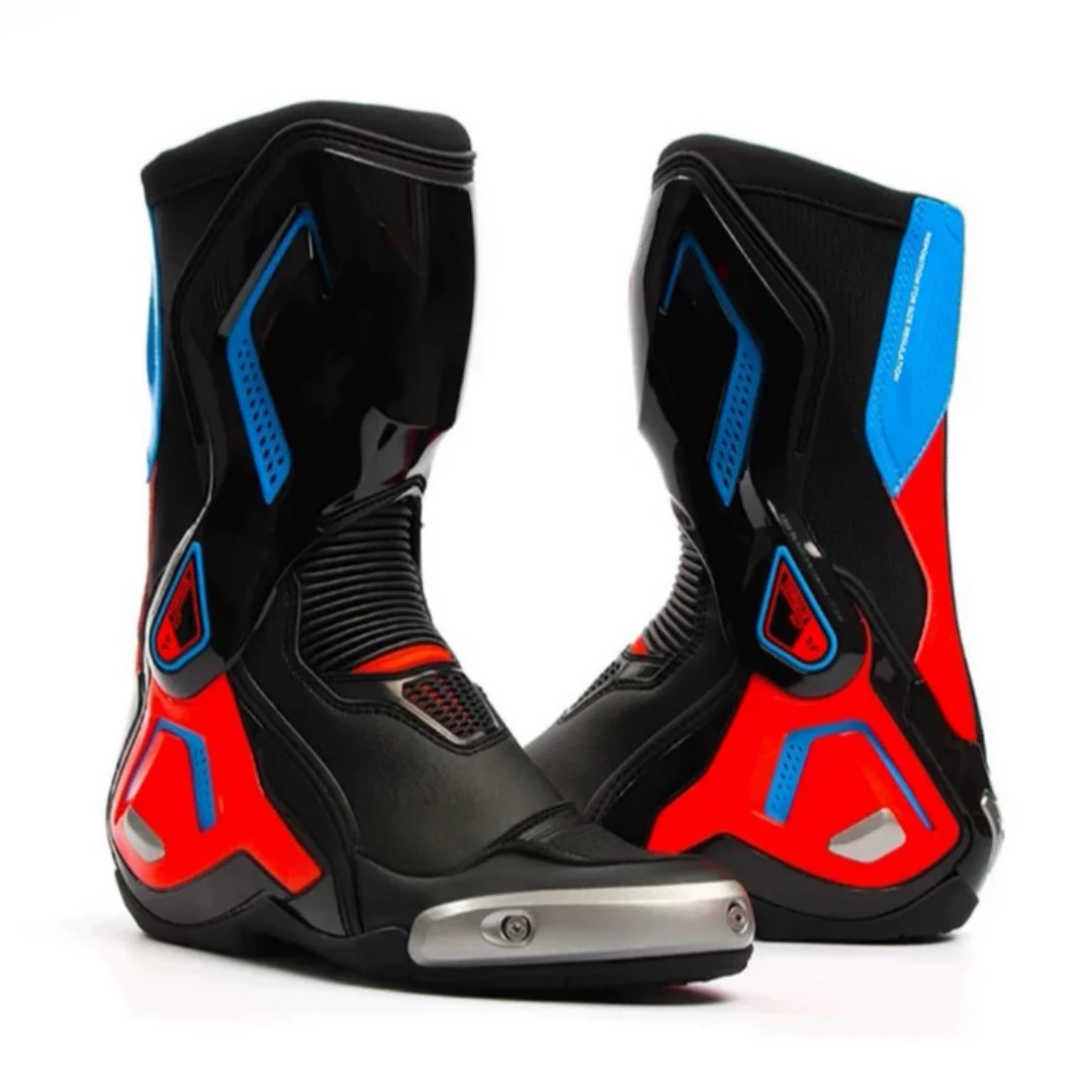 Leather Motorcycle Boots TORQUE3 Protective Riding Shoes Waterproof Long Boots Platform Non-slip Racing Shoes Brand Direct