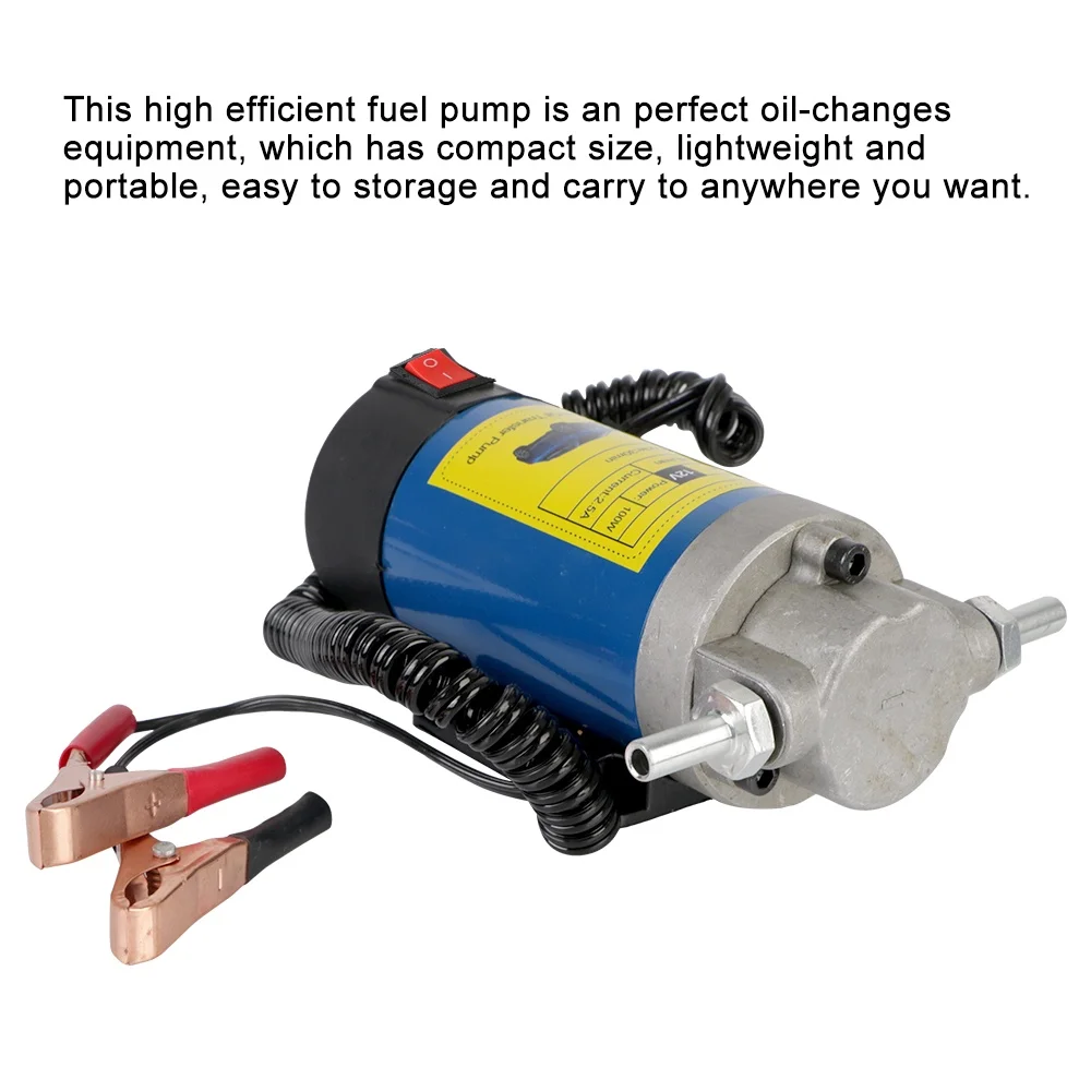 12V Elektrische Einfangen Saug Transfer Ändern Pumpe Öl Transfer