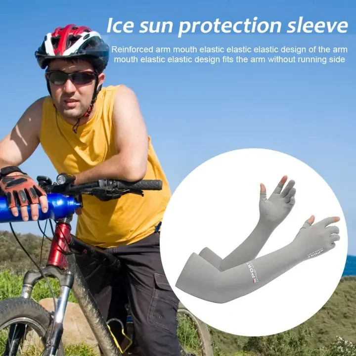 4 Paia Di Maniche Per Avambracci Elastiche - Protezione Solare E Sportiva, Materiale Nylon/Spandex/Cotone, Taglia Unica