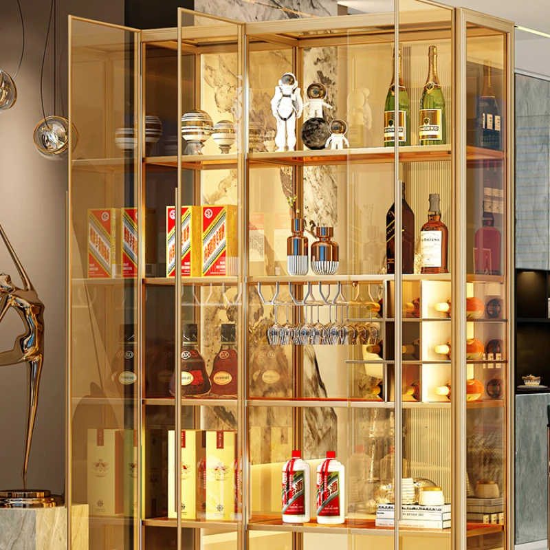 

Cabinet Metal Liquor Storage Display