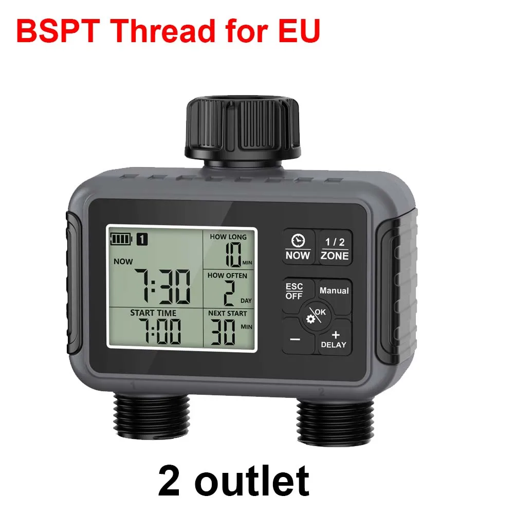 مؤقت المياه الذكي Haozee: نظام ري بالرش ذكي بمخارج...