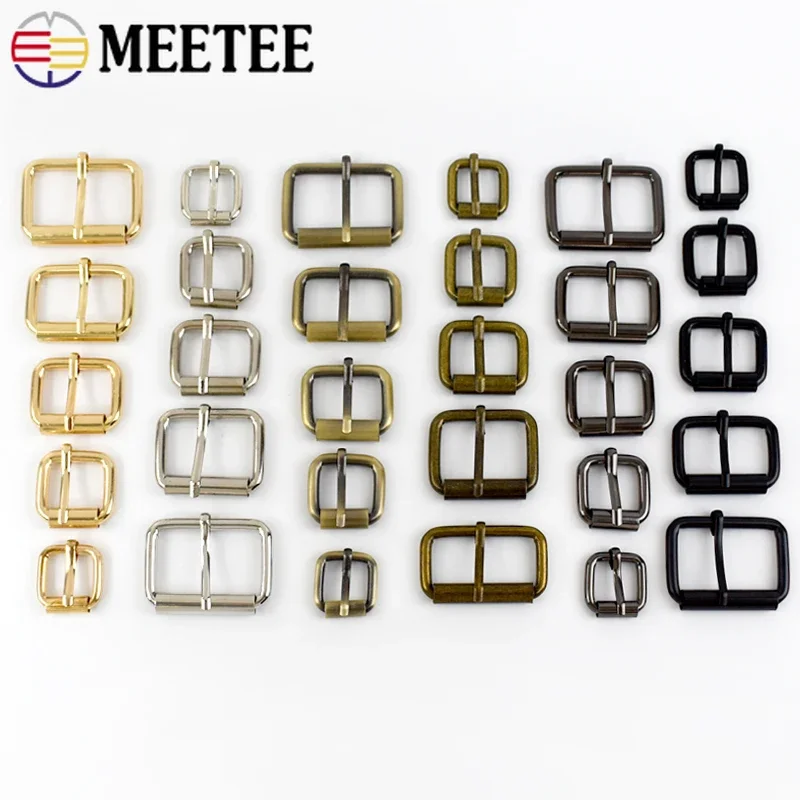 5/10Pcs Metal Buckles For Bag Strap Backpack Webbing Ring Clasp Belt Pin Buckle Garment Adjuster Hook DIY Sewing Accessories