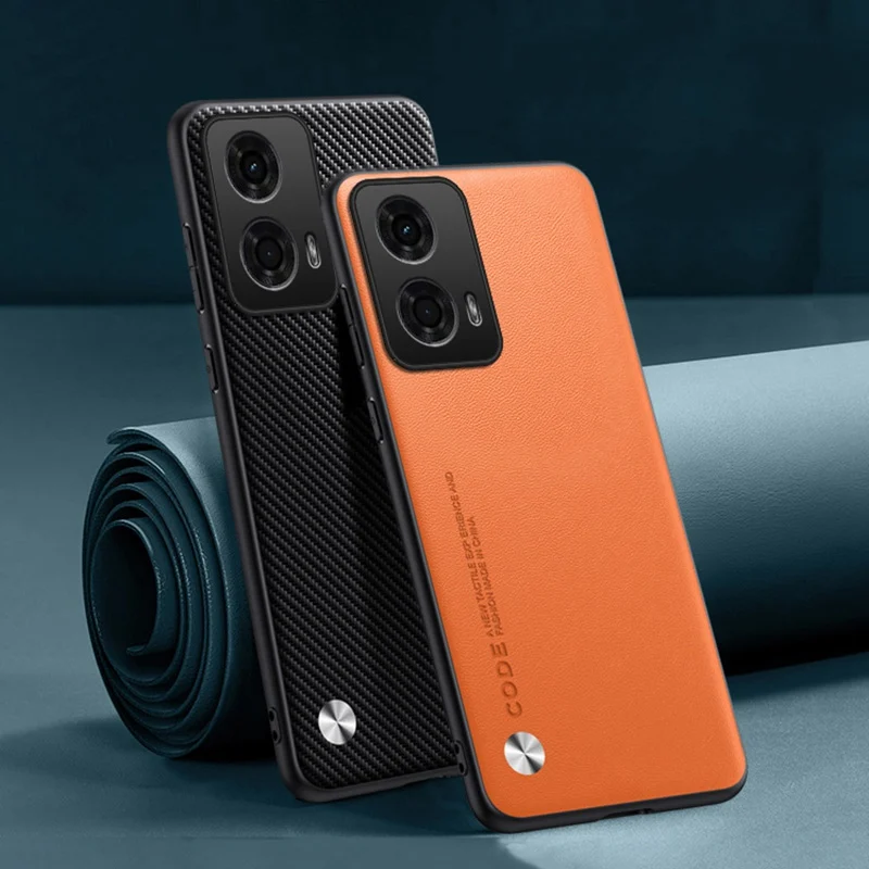 For Moto G04 G04S Luxury PU Leather Shockproof Silicone Case Cover For Motorola Moto G04 G04S 4G Back Phone Case Cover Coque 3