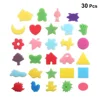 Sponge Painting Sponges Kids Paint Shapes Diy Craft Tools Kid Art Stamp Drawing Children Shape Toddler Stamps Brush Toddlers 1