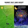 200LED Solar Fireworks Light Outdoor Waterproof Solar Light 8 Lighting Modes DIY Starburst Fairy Light Holiday Decorative Lights 3