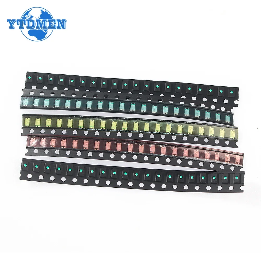 Multicolor 1206 SMD LED Light Diode Kit - 100 PCS
