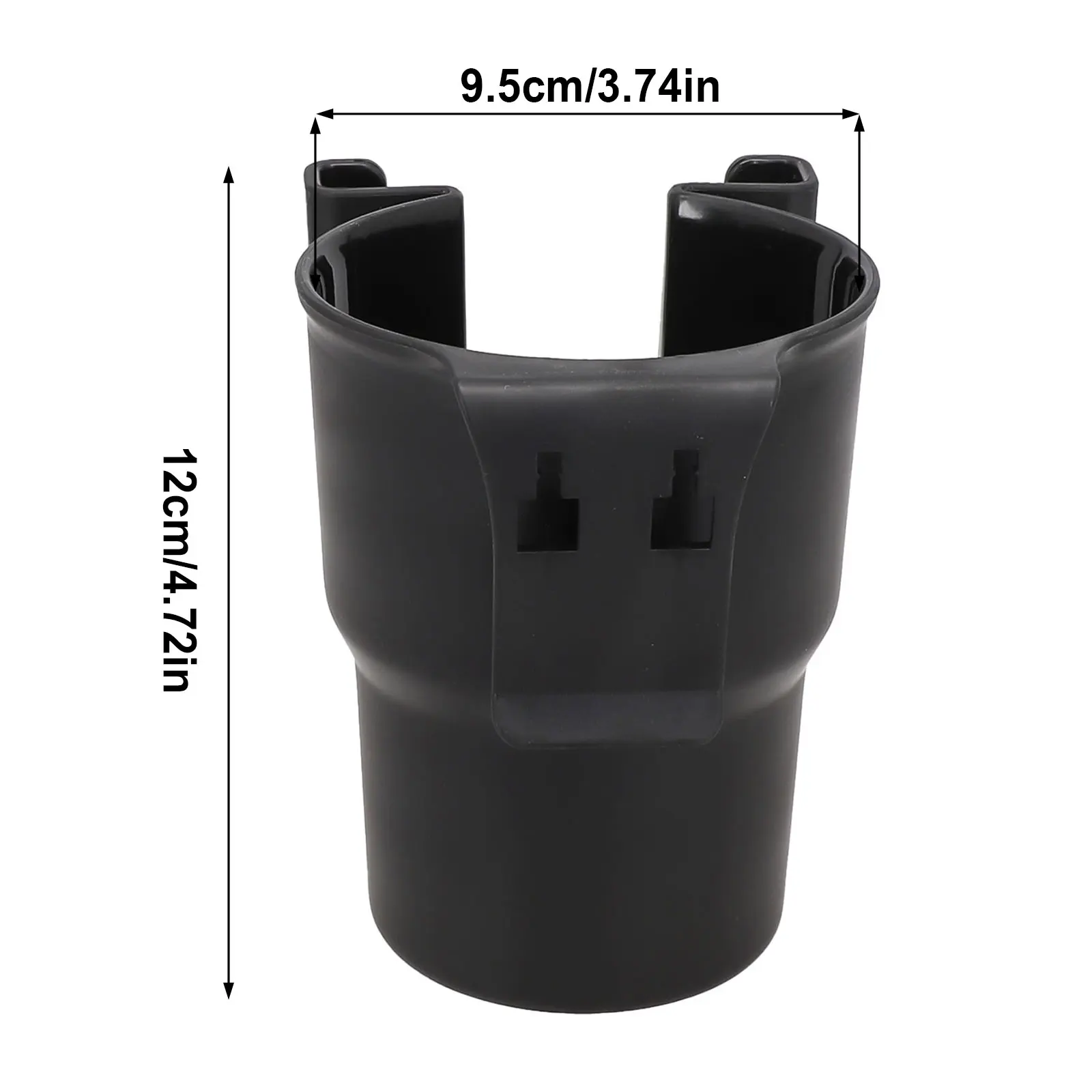 

Car Cup Holder Easy Adaptable Attachment Save Space Air Outlets Scratch Resistant Armrest Boxes Drive Comfortably