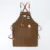 2022 New Fashion Unisex Work Apron For Men Canvas Black Apron Adjustable Cooking Kitchen Aprons For Woman With Tool Pockets 15