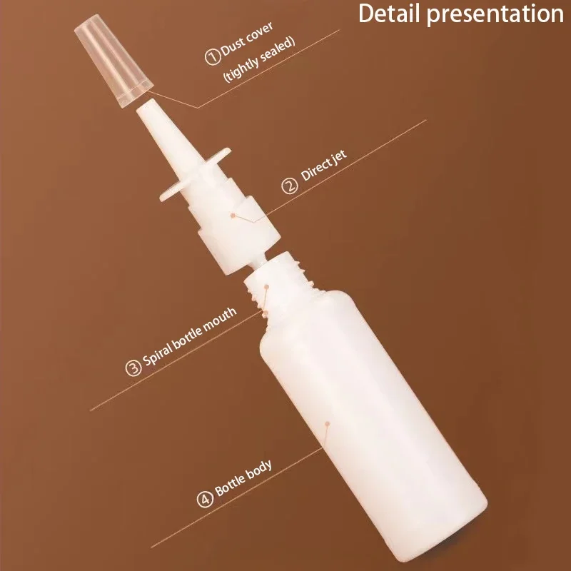 10PCS 10/20/30/50ML White Plastic Empty Refillable Nasal Spray Bottle Mist Sprayers Atomizer Makeup Container for Travel Outdoor spray bottle,refillable bottle,refillable empty bottle,refillable cosmetic bottle,cosmetic bottle,cosmetic bottle set,refillable liquid container,refillable spray bottle,cosmetic dispenser bottle,makeup empty bottle