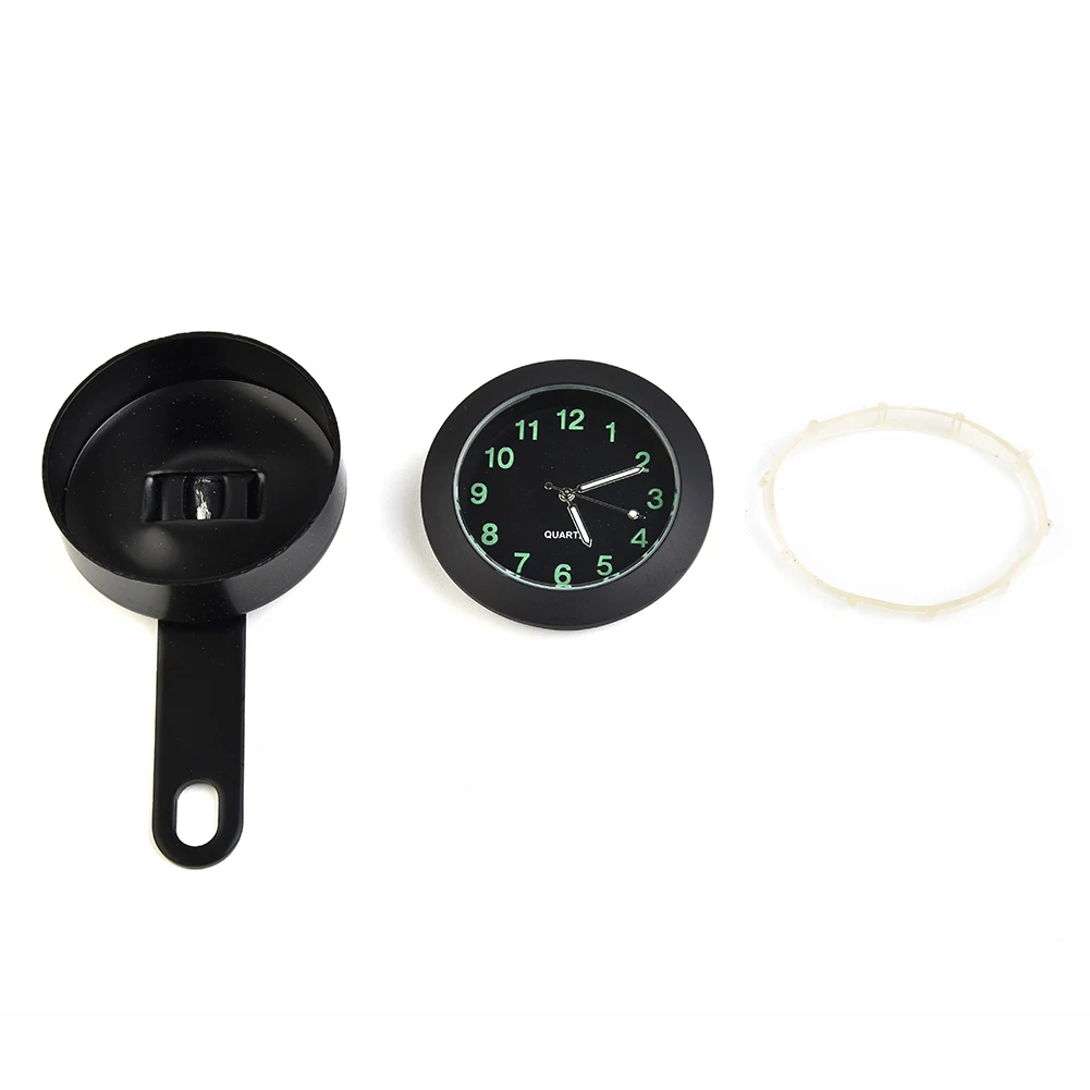 

Motorcycle Timetable Handlebar Clock Digital Watch Black Waterproof Universal Most For ATV Motorcycle Cruiser