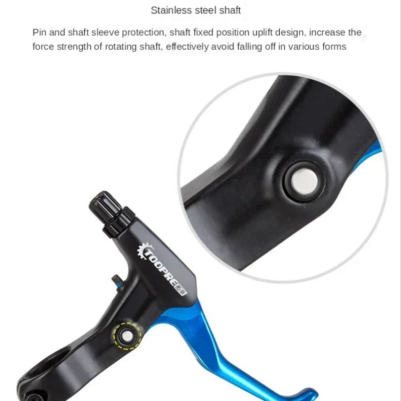 1 Pair Aluminum Alloy Bicycle BMX Brake Handle MTB Mountain Bike Cycling Brake Levers V/Disc Lever