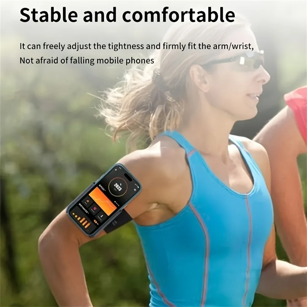 Handgelenk-Telefonhalter, 360° drehbar, abnehmbar, verstellbar, Sporthalterung zum Laufen, Radfahren, Fahren, universelle Handy-Unterstützung – Detail 10