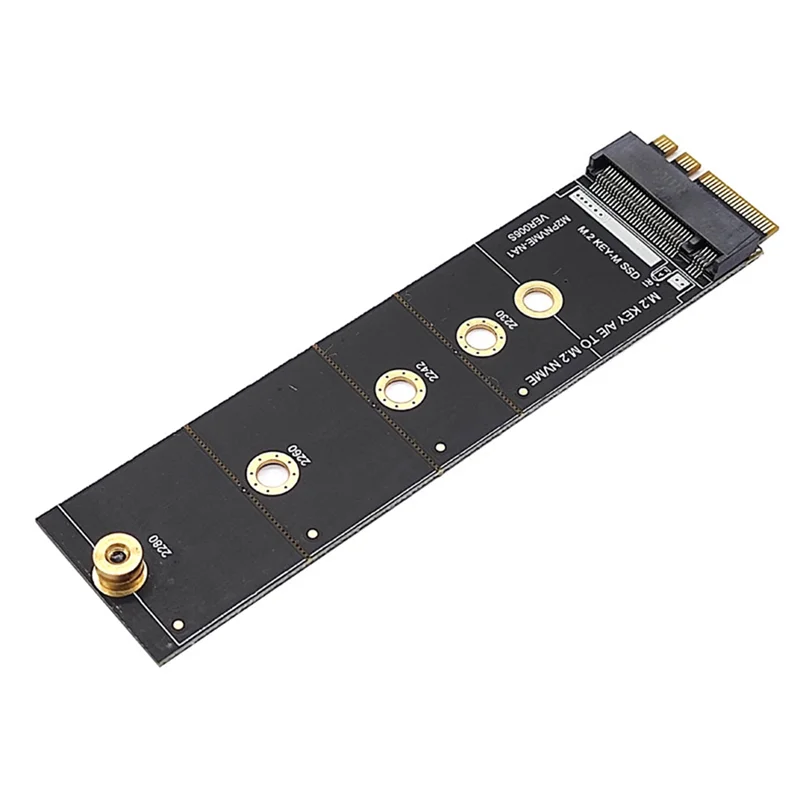 M.2 A+E KEY Slot To M.2 NVME Adapter Card NGFF To KEY-M Expansion Card NVMe PCI Express SSD Port Expansion Adapter