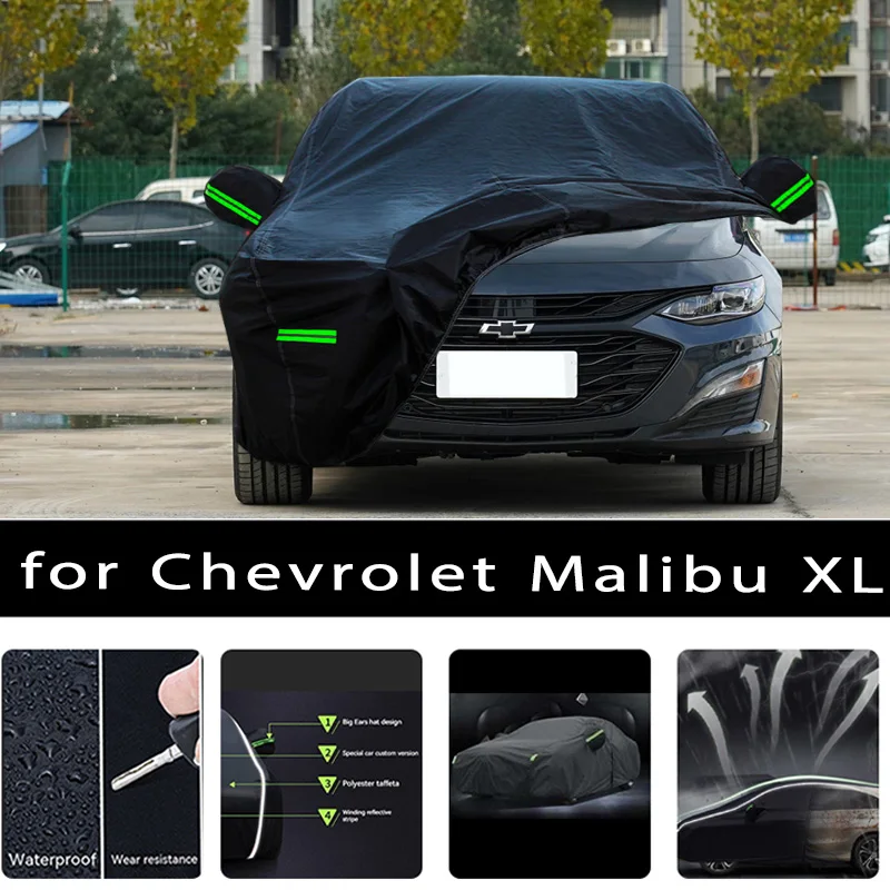 

For Chevrolet MALIBU XL Outdoor Protection Full Car Covers Snow Cover Sunshade Waterproof Dustproof Exterior Car accessories
