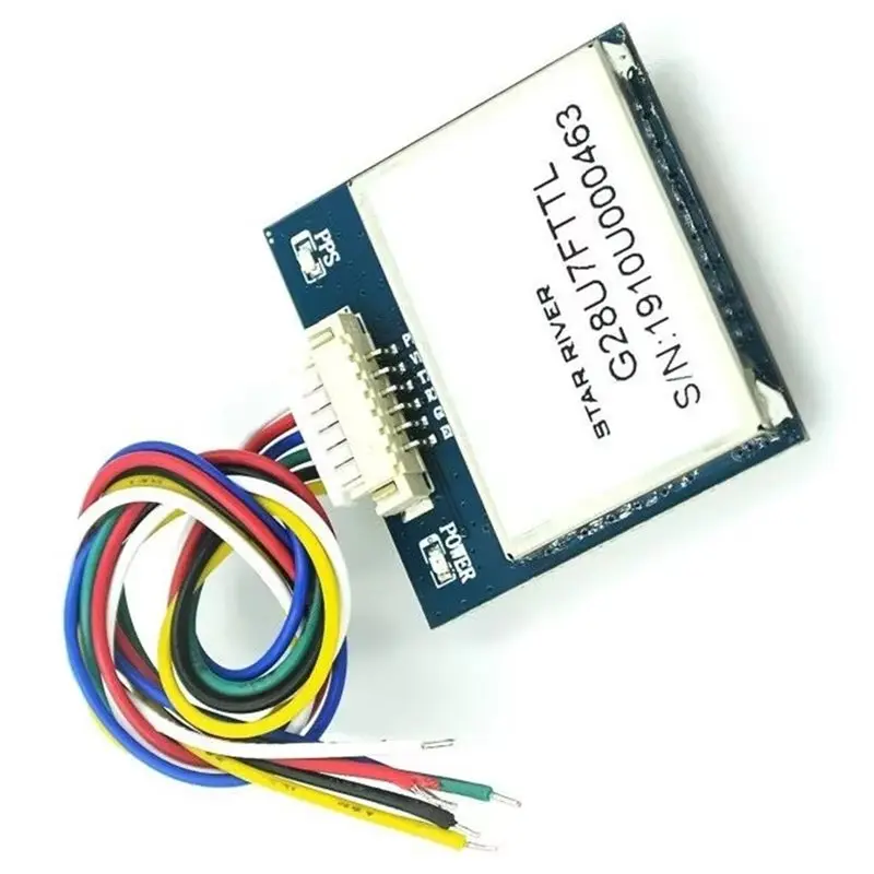 AS95-G28U7FTTL GPS 모듈 안테나가 있는 GPS 모듈 TTL 1-10Hz 제어형 모델 항공기 GPS 모듈